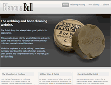 Tablet Screenshot of blancoandbull.com